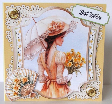 Colours of Spring 9 6x6 by Margaret McCartney