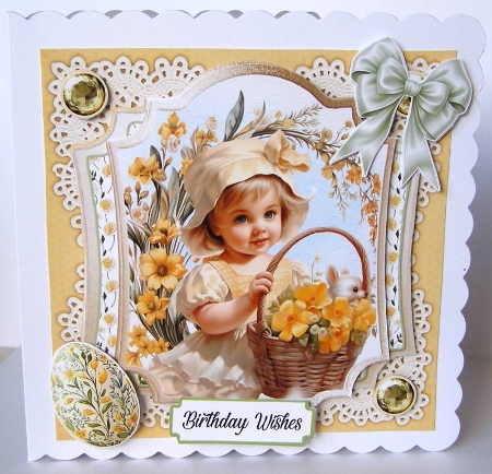 Colours of Spring 20 6x6 by Margaret McCartney