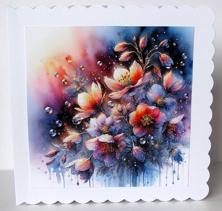 Flowers in the rain  by Margaret McCartney