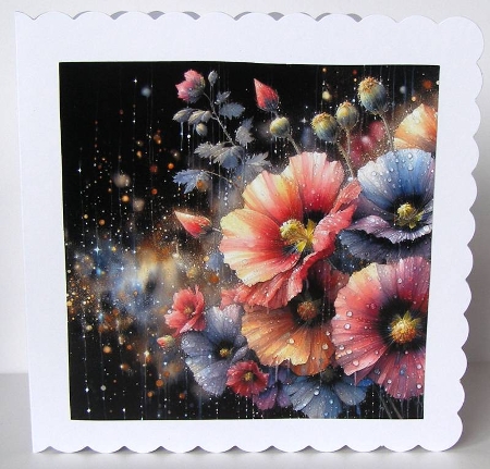 Flowers in the rain  by Margaret McCartney