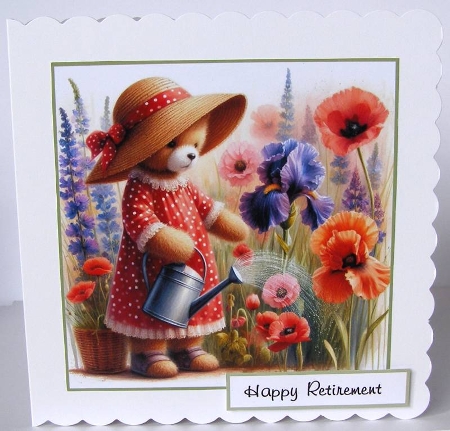 dotty bear toppers by Margaret McCartney