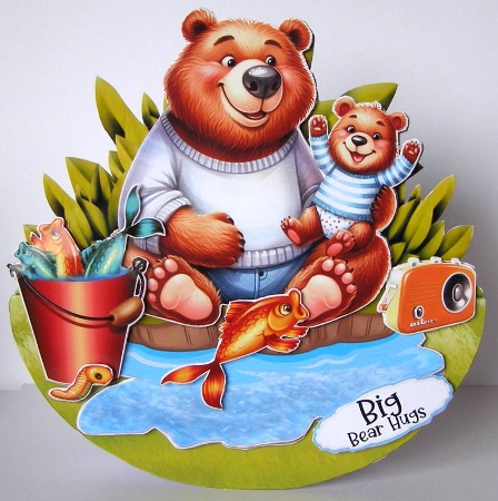 Papa Bear 5 Rocker Card Mini Kit by Margaret McCartney