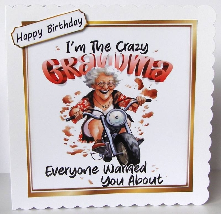 Funny 8X8 Topper With Humour Caption (SIX)) by Margaret McCartney