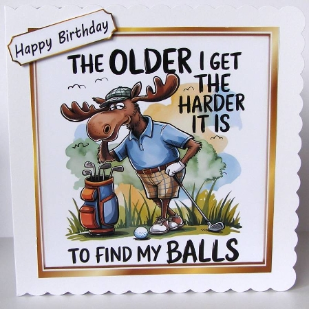 Funny 8X8 Topper With Humour Caption (SEVEN)) by Margaret McCartney