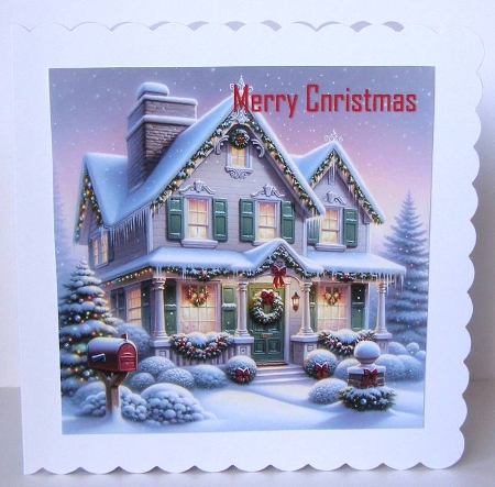 Festive Winter Home - Illustrations for Cards by Margaret McCartney