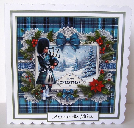 scottish piper christmas 1 by Margaret McCartney