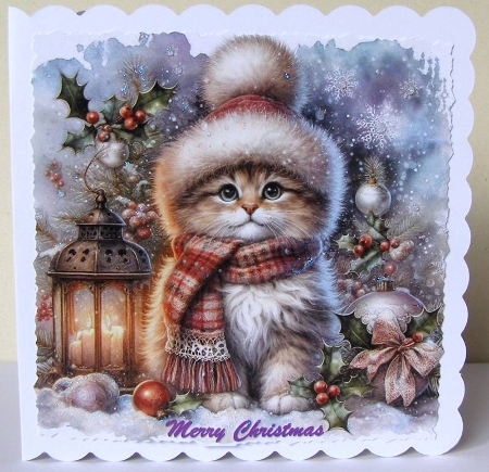 Festive Kittens by Margaret McCartney