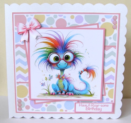 Roar-some Dinosaur #1 Mini Kit 7x7 by Margaret McCartney