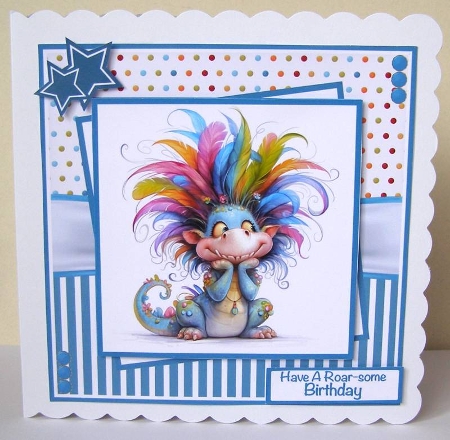 Roar-some Dinosaur #2 Mini Kit 7x7 by Margaret McCartney