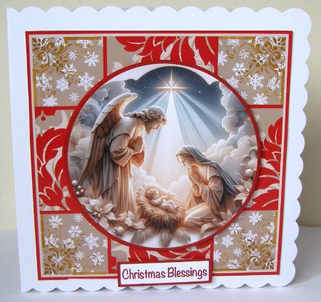 Nativity Scenes Mini Kit 7x7 by Margaret McCartney
