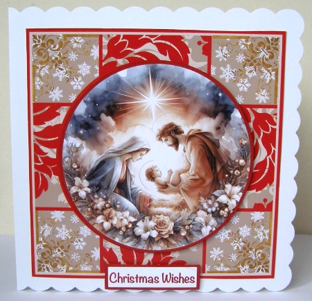 Nativity Scenes Mini Kit 7x7 by Margaret McCartney