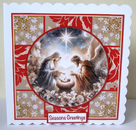 Nativity Scenes Mini Kit 7x7 by Margaret McCartney