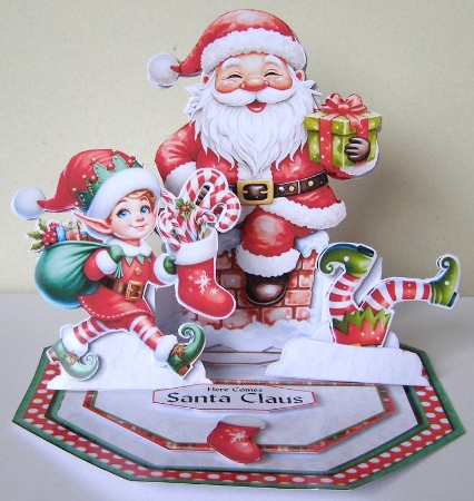 Christmas Eve 8 Triple Easel by Margaret McCartney