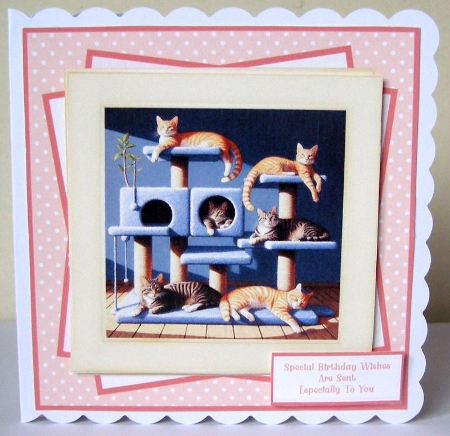 The Cat Tree - 7x7 Mini Kit by Margaret McCartney