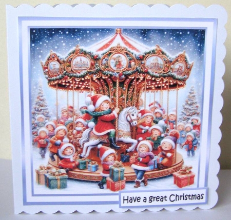 christmas carousel by Margaret McCartney
