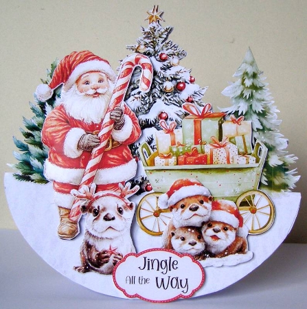 Otterly Christmas 12 by Margaret McCartney