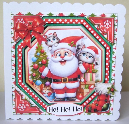 Crazy Santa 1 by Margaret McCartney