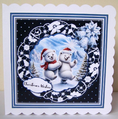 Happy Christmas Animals - Mini Kit 6x6 by Margaret McCartney