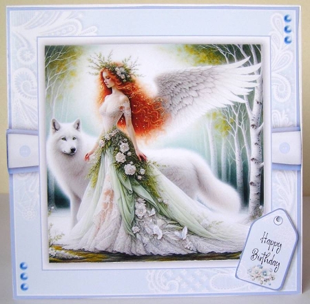 Watchers of the Wildwood - 8x8 Card Fronts by Margaret McCartney