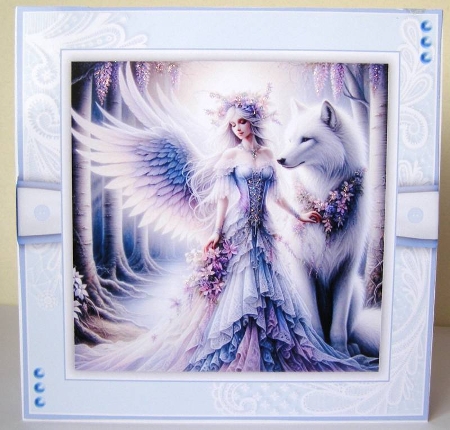 Watchers of the Wildwood - 8x8 Card Fronts by Margaret McCartney