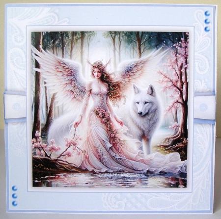 Watchers of the Wildwood - 8x8 Card Fronts by Margaret McCartney