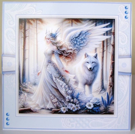 Watchers of the Wildwood - 8x8 Card Fronts by Margaret McCartney