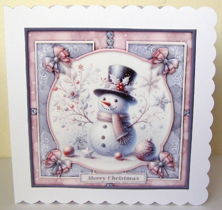 Snowman Xmas Mini-Kit by Margaret McCartney