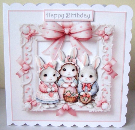 bunnies and hearts by Margaret McCartney