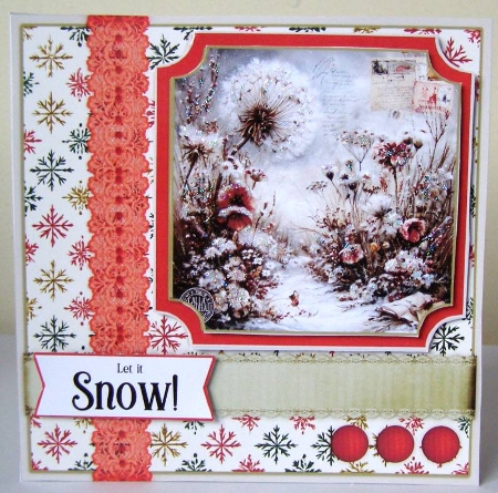 Christmas Botanicals 9 6x6 by Margaret McCartney