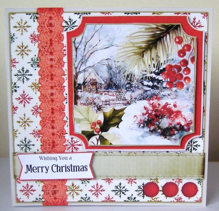 Christmas Botanicals 12 6x6 by Margaret McCartney