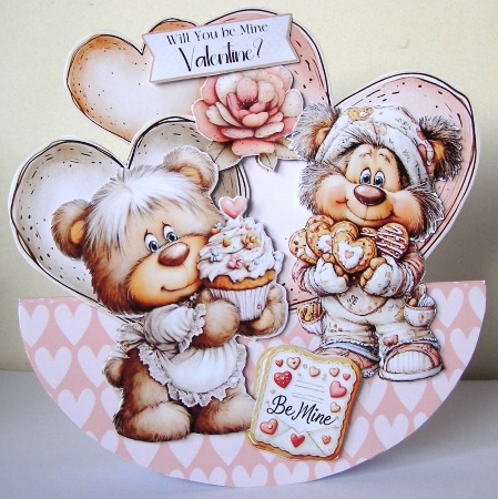 Beary Loved 3 Rocker Mini Kit by Margaret McCartney