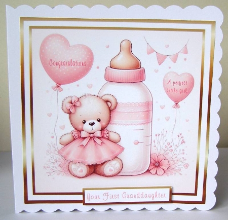Baby Girl bottle 1 by Margaret McCartney