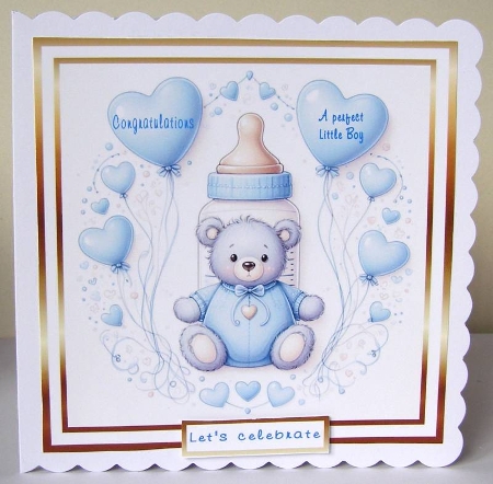 Baby boy bottle 1 by Margaret McCartney