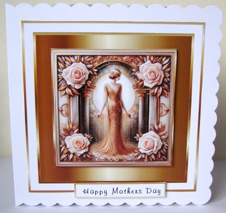 gold framed art deco 3 by Margaret McCartney