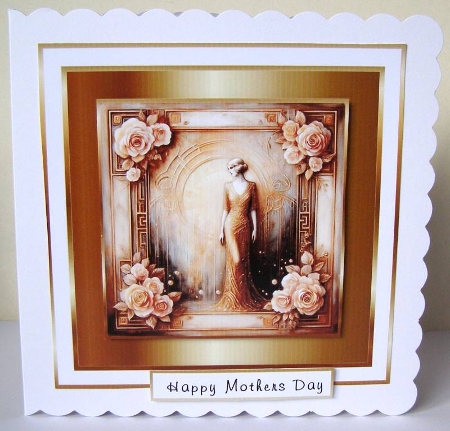 gold framed art deco 4 by Margaret McCartney