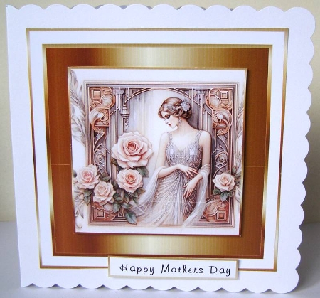gold framed art deco 6 by Margaret McCartney