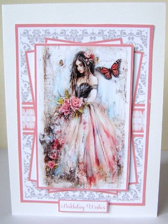 Victorian Girl #1 Mini Kit 5x7 (4) by Margaret McCartney