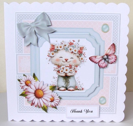Whimsical Cats 8 Topper Kit 6x6 by Margaret McCartney