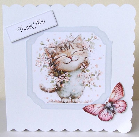Whimsical Cat Toppers & Sentiment Kit 3 by Margaret McCartney