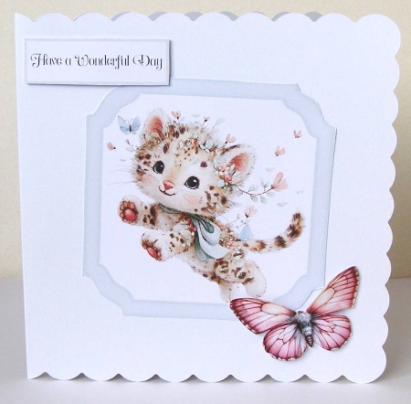 Whimsical Cat Toppers & Sentiment Kit 3 by Margaret McCartney