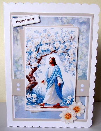 5x7 ~ Spring Jesus by Margaret McCartney