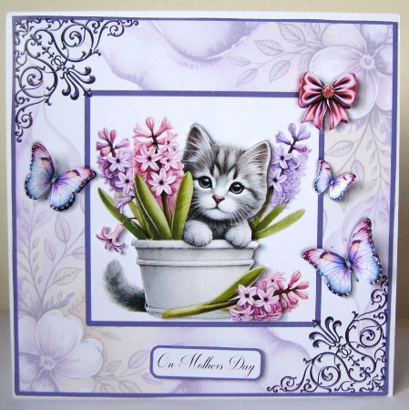 Spring Kitty Hideaway 3 by Margaret McCartney