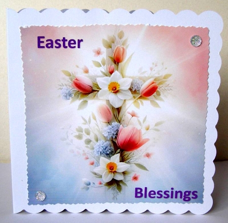 Peaceful Easter card - CARD FRONTS by Margaret McCartney