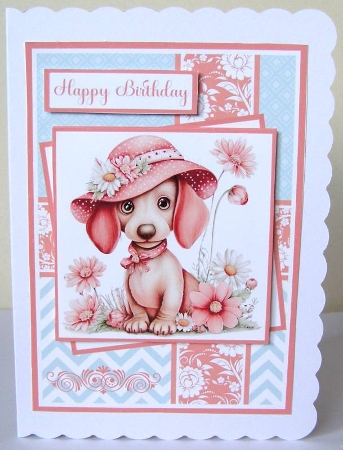 Summer Dachshund Mini Kit 5x7 (3) by Margaret McCartney