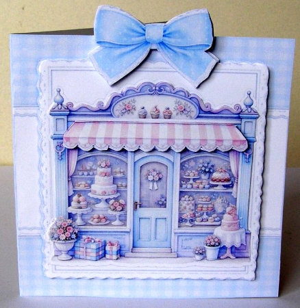 Pastel Bakery Shop Birthday Card Topper Kit by Margaret McCartney