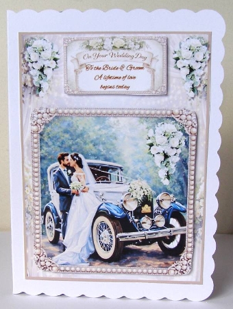 On your Wedding Day 5x7 by Margaret McCartney