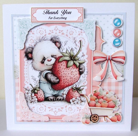 Strawberry Delight 10 6x6 by Margaret McCartney