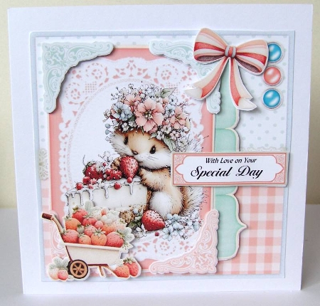 Strawberry Delight 10 6x6 by Margaret McCartney