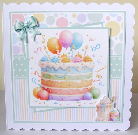 Happy Birthday #4 Mini Kit 7x7 (5) by Margaret McCartney