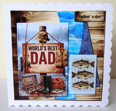 Gone  Fishing  Mini Kit 7x7 by Margaret McCartney